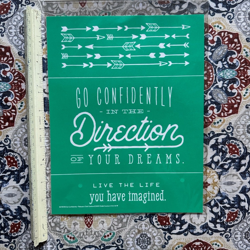 Chalk Couture Transfer-Go Confidently